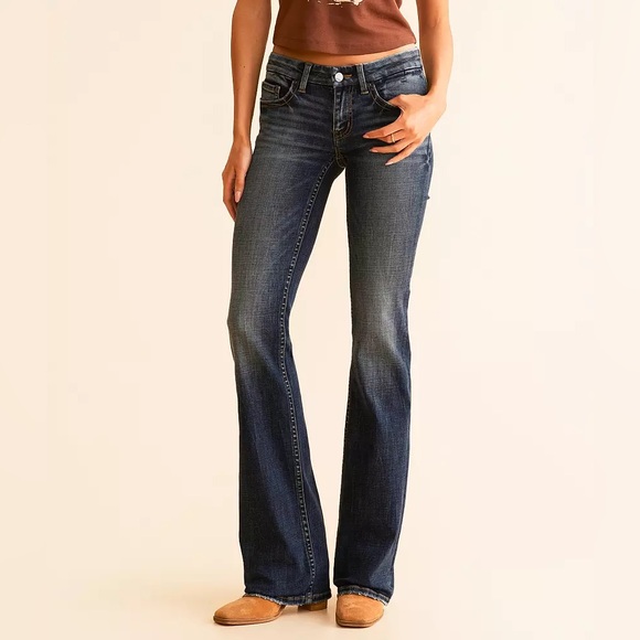 BKE Stella Boot Stretch Low Rise Jeans 26x32 - Picture 2 of 12